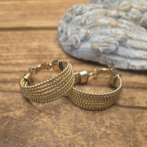 Elegant Gold Hoop Earrings